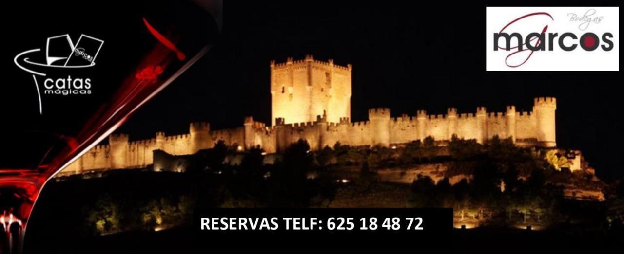 Casas La Muralla De Bodegas Marcos Penafiel Bagian luar foto